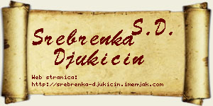 Srebrenka Đukičin vizit kartica